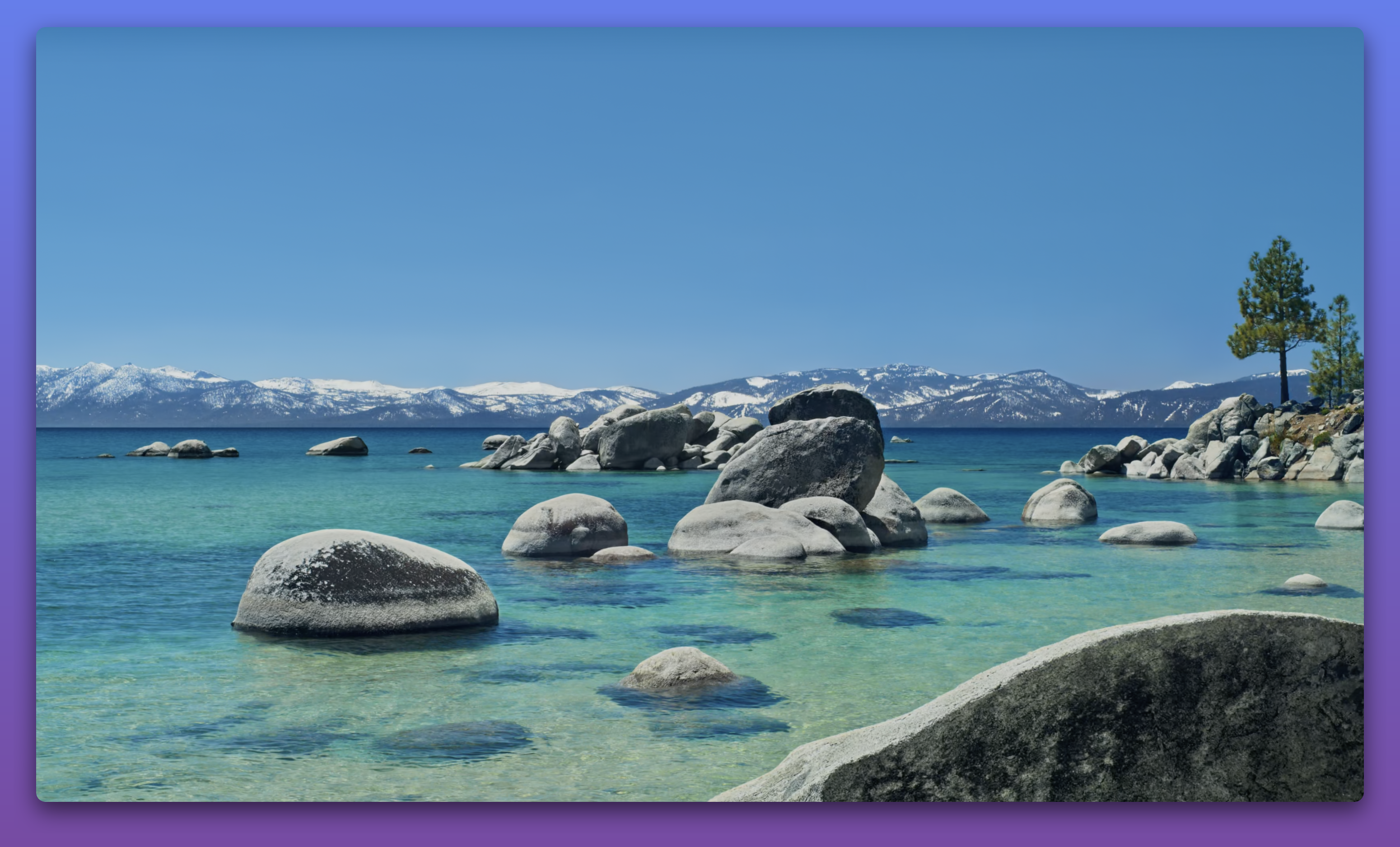 Beautified region screenshot with rounded corners, drop shadow, and purple gradient background