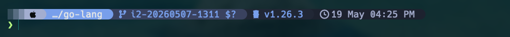 Starship prompt screenshot